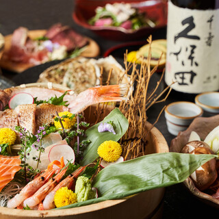 We offer Niigata ingredients and Local Cuisine!