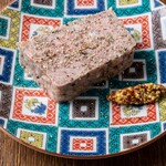 French cuisine terrine with mustard