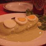 アルコ イリス 五反田店 - ジャガイモにソース、これ美味しい