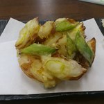 大村支店 - 下仁田ネギかき揚げ