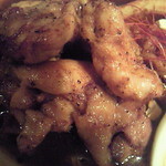 ジャークチキンのアップ