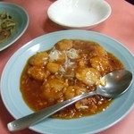 中華料理 七面鳥 - 確か店のメニューにないと思いますが、エビチリ