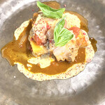 カルティベイト - 三重県産豚バラ肉とトマトのハニーマスタードソース