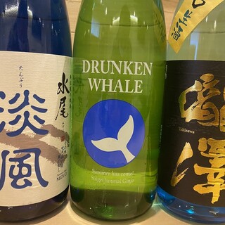 全国各地の日本酒◆多彩なラインナップのドリンクも魅力