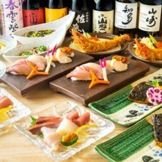 季節の鮮魚が盛りだくさん◆飲み会にもピッタリなコースもご用意