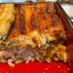 わたべ - 蒲焼きサイド。ふわっふわ。最高。