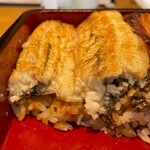 わたべ - 白焼きサイド。ふわっふわ。最高。