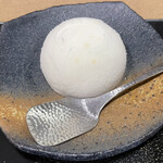 玄品 浅草 ふぐ・うなぎ・かに料理 - 柚子シャーベット