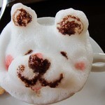 カフェ チョコッティー - 飲むと崩れていきます。