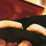 銀座 しのはら - 平貝の磯辺焼き