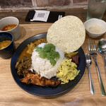 Soumya's Kitchen - 南インドのおうちご飯プレート　1500円