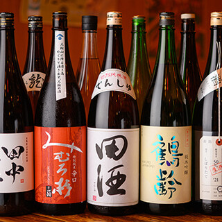 Carefully selected from all over the country◆Enjoy an intoxicating moment with famous sake