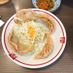 中華料理 牡丹園 - セットの揚げ餃子