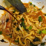 ラーメン二郎 - 赤酢投入～♪