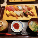 寿司 魚がし日本一 - ランチWeb予約限定◆特々にぎり[12貫] 1300円税込