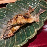 銀座 しのはら - 郡上八幡の鮎の塩焼き　蓼酢