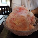 Enjoy Agano - 氷いちご300円+練乳50円・自家製イチゴジャム50円