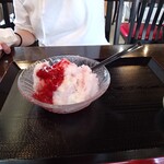 Enjoy Agano - 氷いちご300円+練乳50円・自家製イチゴジャム50円