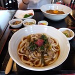 Enjoy Agano - 梅ジソ鶏汁ぶっかけうどん900円