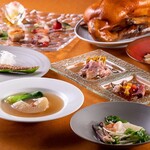 中国料理 皇家龍鳳 - 花宴～山形牛サーロインと車海老のコース～