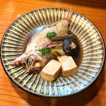 小魚料理 とみ助 - のどぐろの半身を煮付けで供して頂きました(o^^o)