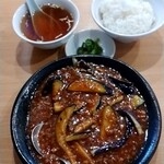 ゆたか - 麻婆茄子定食850円税込