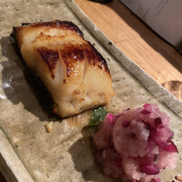 味のなかむら - ギンダラの最強焼き。付け合わせもオシャレ番長