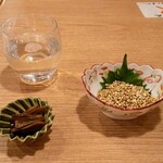 手打ち蕎麦切り 匠 - そば味噌とお通しと福田！