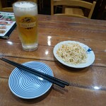 i-mannyu-ro-men - 生ビール、拌干絲