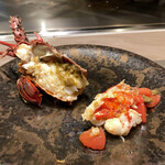 八重洲 steak & seafood 鉄板焼き 一心 - サッパリとケッパー、トマトで旨い