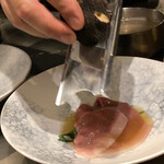 八重洲 steak & seafood 鉄板焼き 一心 - 出汁が美味しい、リアルしゃぶしゃぶ　焼きしゃぶでない、拘りの火入れ