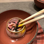 八重洲 steak & seafood 鉄板焼き 一心 - ユッケだあ