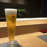 鮨 双海 - プレミアム生ビール