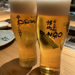 Yakiniku Horumon Bungo - 生ビール