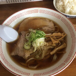 中華そば 琴の - 中華そばハーフ　太麺