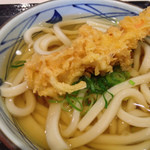 丸亀製麺 - かけ(並)＋えび天