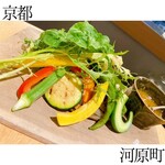 スプリングバレーブルワリー 京都 - 旬の京野菜のもろみバーニャカウダ…¥900　★3.3