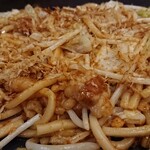 お好み焼き　きんちゃん - ホルモン焼きうどん