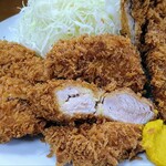 とんかつ山家 - ひれかつ定食、あじフライ