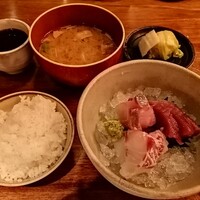 銀平 北新地店 - 「お造り定食」1320円