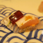 鮓 きずな - 鯛(明石) アマテガレイ(明石)