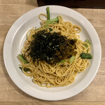 Gattsurisupagettei pasutaya - 豚肉と高菜の辛パスタ（並盛） ¥780