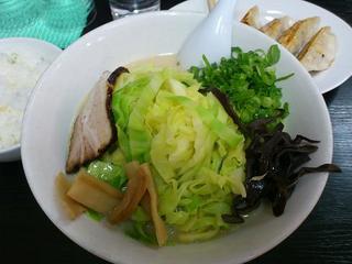 Ramen Umaizo Musashi - 野菜とんこつラーメン　\750