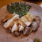 三代目まる天 - シャモロックもも肉の塩焼き１１００円