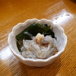 三代目まる天 - お通し３５０円