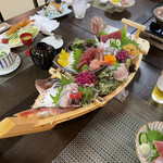 割烹の宿 櫻家 - 追加の舟盛り