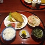 あじ彩 - あじフライ定食 ￥1280