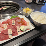 焼肉レストラン わぎゅう - 春スペシャル焼き肉セット（税込み２９８０円）