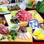 Kenzou - 馬肉づくしのコース料理一例