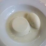 ヴィラ・アイーダ - フェンネルのブラマンジェとオリーブオイルのジェラート